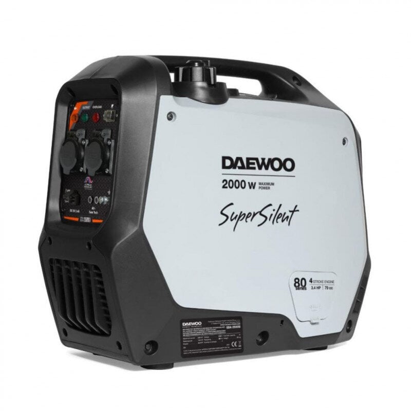 Benzininis elektros generatorius Daewoo 2.0KW, be akumuliatoriaus ir įkroviklio kaina ir informacija | Elektros generatoriai | pigu.lt