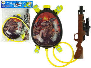 Vandens pistoletas su dinozauro kuprine, rudas kaina ir informacija | Vandens, smėlio ir paplūdimio žaislai | pigu.lt