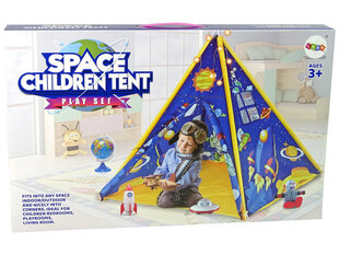 Lean toys Palapinė vaikams su šviesos efektais, kosmosas kaina ir informacija | Vaikų žaidimų nameliai | pigu.lt