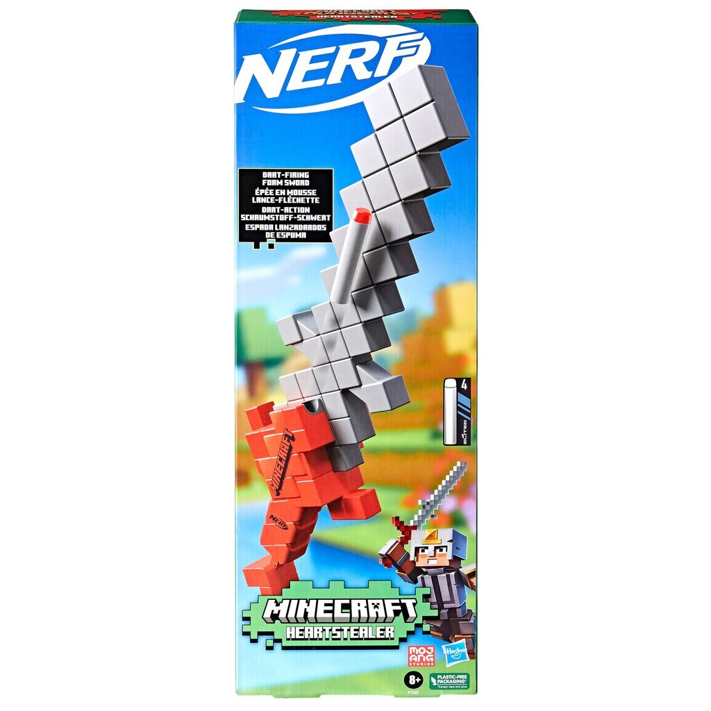 Kardas-šautuvas Nerf Minecraft Heartstealer цена и информация | Žaislai berniukams | pigu.lt