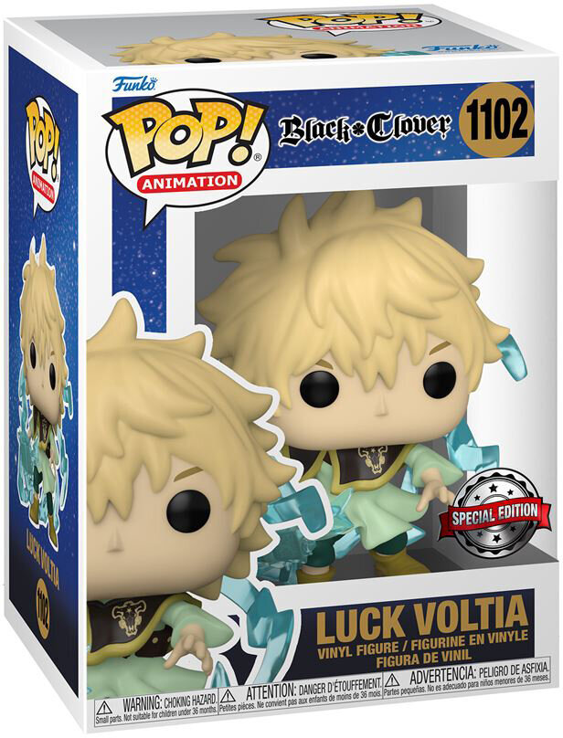 Funko POP! Black clover - Luck Voltia exclusive kaina ir informacija | Žaidėjų atributika | pigu.lt