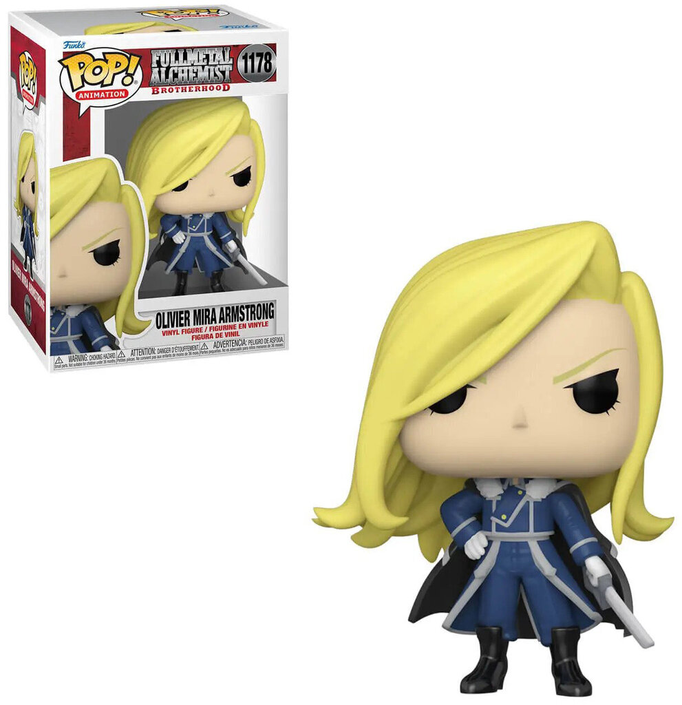 Funko POP! Fullmetal Alchemist Olivier Mira Amstrong kaina ir informacija | Žaidėjų atributika | pigu.lt