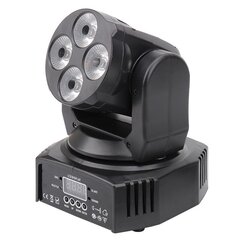 NN 408 WASH 4x8W RGBW LED мини движущаяся головка цена и информация | Праздничные декорации | pigu.lt
