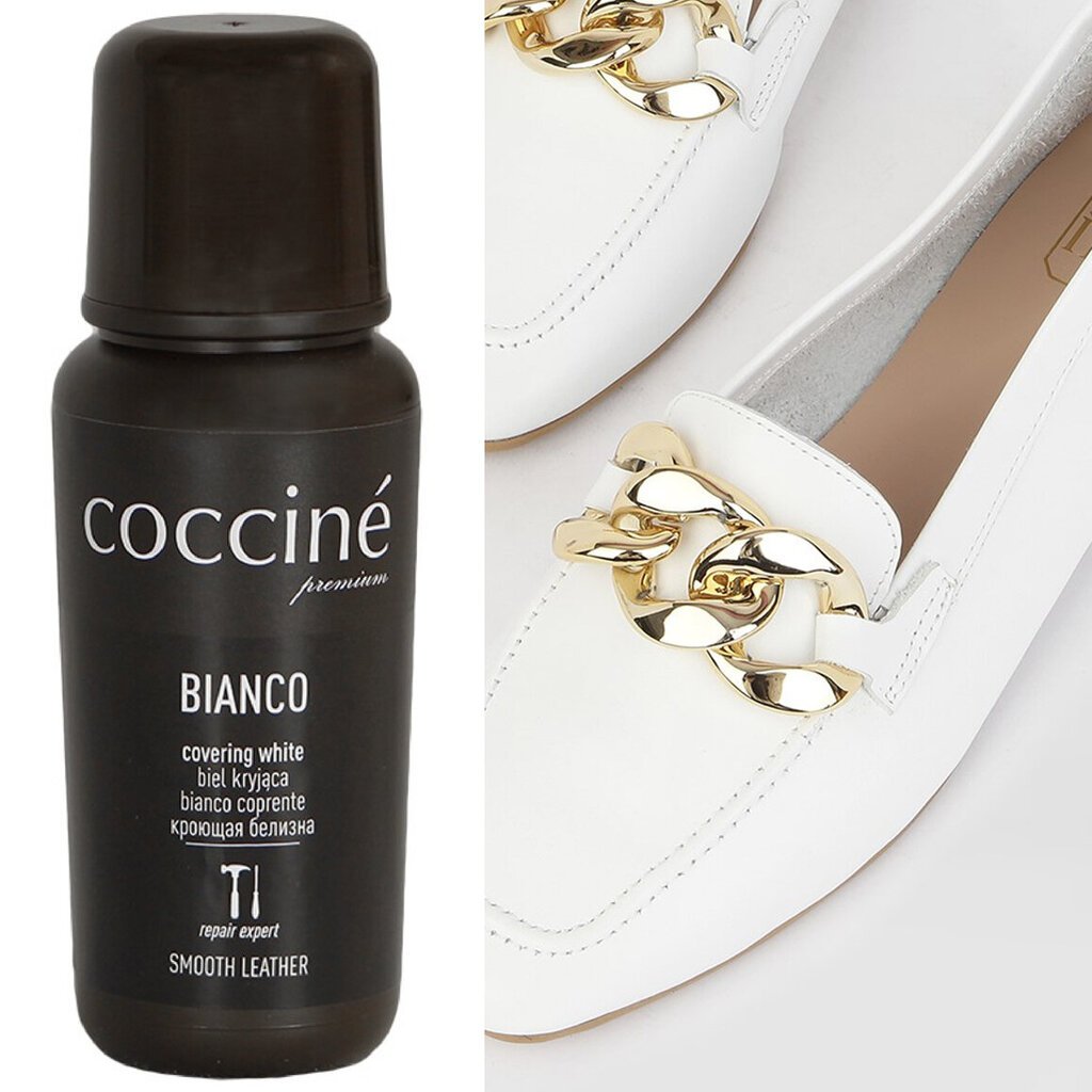 Coccine baltas batų tepalas Bianco, 75 ml kaina ir informacija | Drabužių ir avalynės priežiūros priemonės | pigu.lt