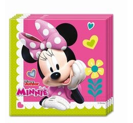 Popierinės servetėlės ​​Minnie Happy Helpers, 33 x 33 cm, 20 vnt. kaina ir informacija | Vienkartiniai indai šventėms | pigu.lt