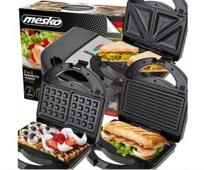 Вафельница для сэндвичей Mesko цена и информация | Вафельницы и электрические блинницы | pigu.lt