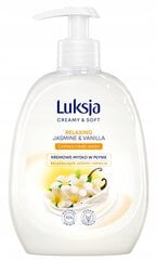 Skystas kreminis muilas Luksja Jasmine & Vanilla, 500 ml kaina ir informacija | Muilai | pigu.lt