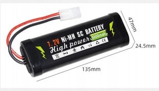 Akumuliatorius NiMH SC Battery 5000 mAh 7.2V kaina ir informacija | Akumuliatoriai | pigu.lt