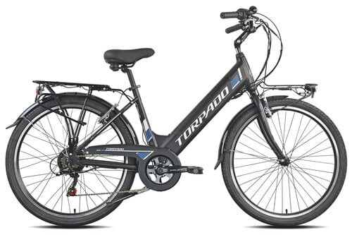 Elektrinis dviratis Torpado Venus T260, juodas kaina ir informacija | Elektriniai dviračiai | pigu.lt