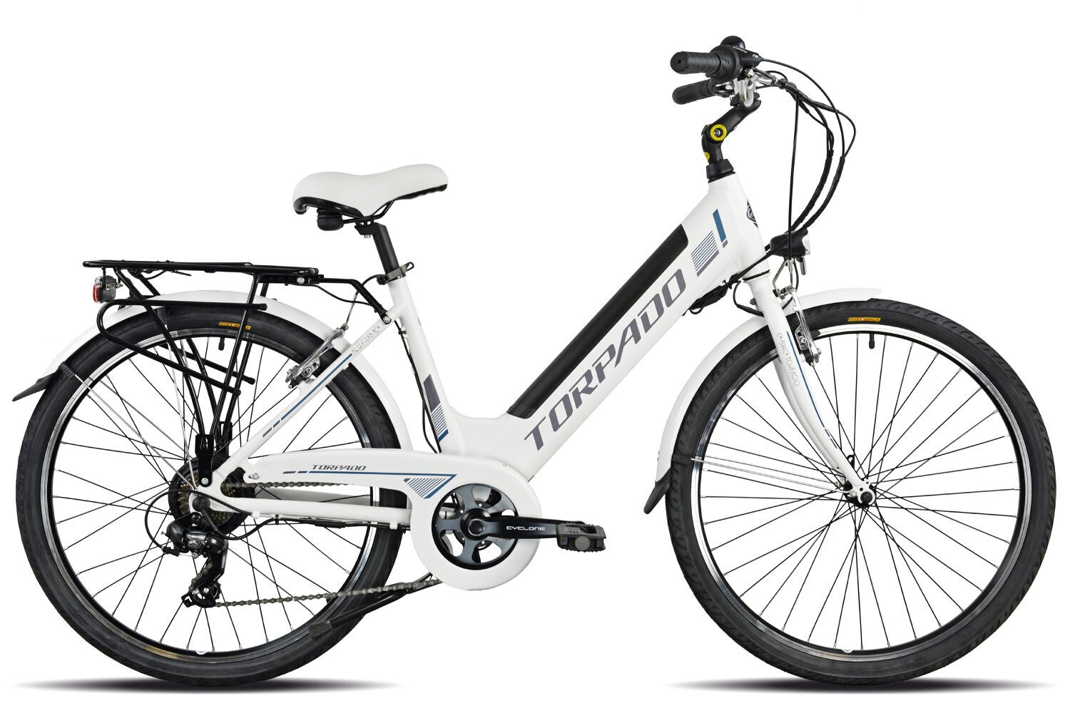 Elektrinis dviratis Torpado Venus T260A, baltas kaina ir informacija | Elektriniai dviračiai | pigu.lt