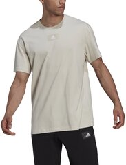 Adidas vyriški marškinėliai M Fv Tee Beige HK2856 kaina ir informacija | Vyriški marškinėliai | pigu.lt