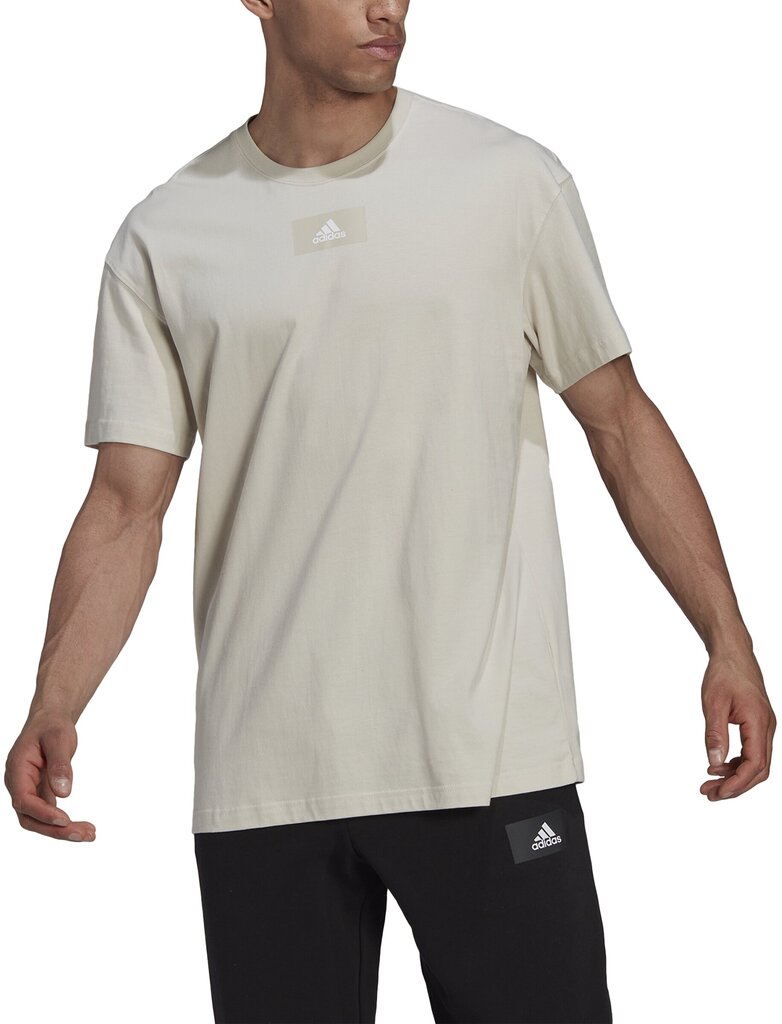 Adidas vyriški marškinėliai M Fv Tee Beige HK2856 цена и информация | Vyriški marškinėliai | pigu.lt