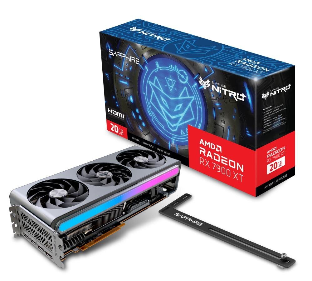 Sapphire NITRO+ AMD Radeon RX 7900 XT Vapor-X 20GB (11323-01-40G) цена и информация | Vaizdo plokštės (GPU) | pigu.lt