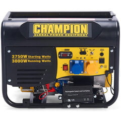 Benzininis generatorius Champion CPG4000E1-EU-SC kaina ir informacija | Elektros generatoriai | pigu.lt