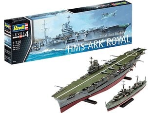 Revell - Tribal Class Destroyer + HMS Ark Royal, 1/720, 05149 цена и информация | Конструкторы и кубики | pigu.lt