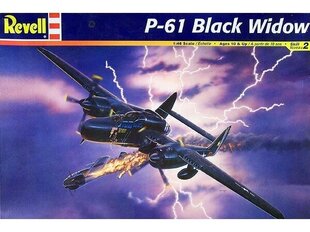 Revell - P-61 Black Widow surenkamas modelis, 1/48, 17546 kaina ir informacija | Konstruktoriai ir kaladėlės | pigu.lt