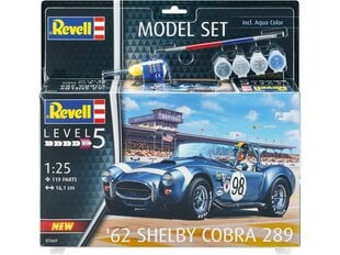 Revell -'62 Shelby Cobra 289 подарочный набор, 1/25, 67669 цена и информация | Конструкторы и кубики | pigu.lt
