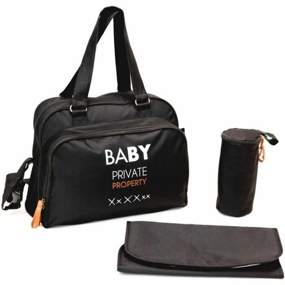 Vystyklų keitimo krepšys Baby on Board Simply, juodas цена и информация | Vežimėlių priedai | pigu.lt