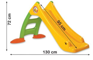 Sodo čiuožykla su kopėčiomis, geltona kaina ir informacija | Čiuožyklos, laipiojimo kopetėlės | pigu.lt