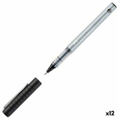 Ручка с жидкими чернилами Faber-Castell Roller Free Ink, чёрная,12 шт. цена и информация | Письменные принадлежности | pigu.lt