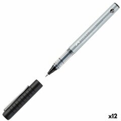 Skysto rašalo rašiklis Faber-Castell Roller juoda (12 vnt).) kaina ir informacija | Rašymo priemonės | pigu.lt