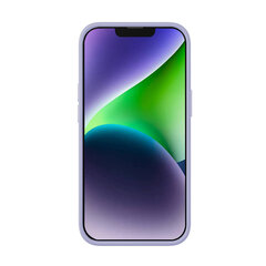Baseus Чехол Baseus Liquid Silica Gel для iPhone 14 Plus (лиловый)+ закаленное стекло + набор для чистки цена и информация | Чехлы для телефонов | pigu.lt