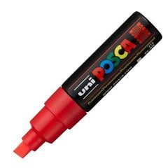 Маркер POSCA PC-8K, красный, 6 шт. цена и информация | Принадлежности для рисования, лепки | pigu.lt