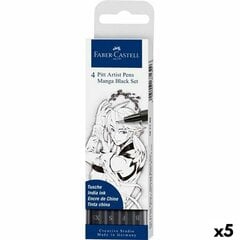 Набор маркеров Faber-Castell, 5 шт. цена и информация | Принадлежности для рисования, лепки | pigu.lt