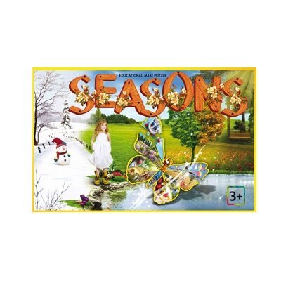 Dėlionė Pionierius Seasons, 64 d. kaina ir informacija | Dėlionės (puzzle) | pigu.lt