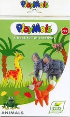 Kūrybiškumo knygutė PlayMais Gyvūnai kaina ir informacija | Lavinamieji žaislai | pigu.lt
