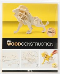 3D medinis konstruktorius Creativ Liūtas kaina ir informacija | Konstruktoriai ir kaladėlės | pigu.lt