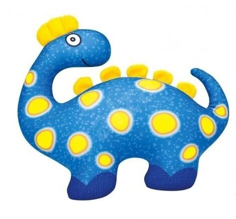 Pliušinis migdukas Bino Mėlynas dinozauras kaina ir informacija | Minkšti (pliušiniai) žaislai | pigu.lt