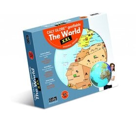 Pripučiamas gaublys Pasaulis XXL, 85 cm kaina ir informacija | Žemėlapiai | pigu.lt