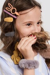 Snails plaukų segtukai triušelio ausys, Ruda цена и информация | Аксессуары для детей | pigu.lt