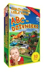 Edukacinė dėlionė Pionierius Abėcėlė gyvūnai, latvių kalba kaina ir informacija | Pionierius Vaikams ir kūdikiams | pigu.lt