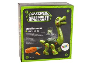 Brachiosaurus dinozauras su atsuktuvu Lean toys kaina ir informacija | Konstruktoriai ir kaladėlės | pigu.lt