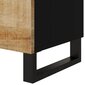 Naktinė spintelė vidaXL, Mango masyvas/Apdirbta mediena, 50x33x62cm, ruda kaina ir informacija | Spintelės prie lovos | pigu.lt