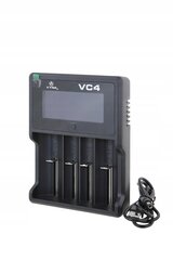 Universalus baterijų įkroviklis (4 kanalų) цена и информация | Зарядные устройства для элементов питания | pigu.lt
