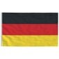 Vidaxl vokietijos vėliava su stiebu, 5,55m цена и информация | Vėliavos ir jų priedai | pigu.lt