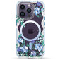 Kingxbar Flora Series skirtas iPhone 14 Pro MagSafe, mėlynas kaina ir informacija | Telefono dėklai | pigu.lt