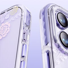 Kingxbar Flora Series skirtas iPhone 14 Pro MagSafe, mėlynas kaina ir informacija | Telefono dėklai | pigu.lt