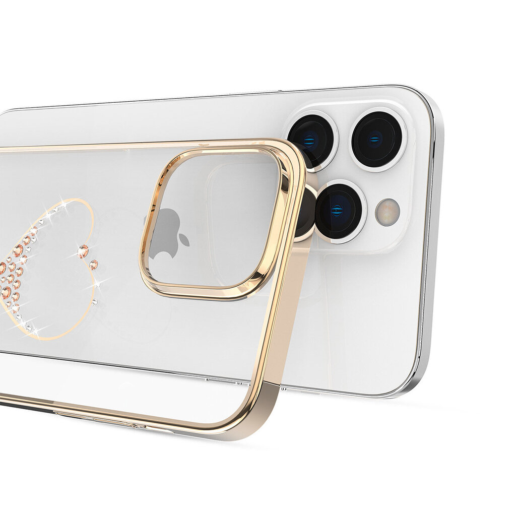 Kingxbar Wish skirtas iPhone 14 Pro, auksinis цена и информация | Telefono dėklai | pigu.lt