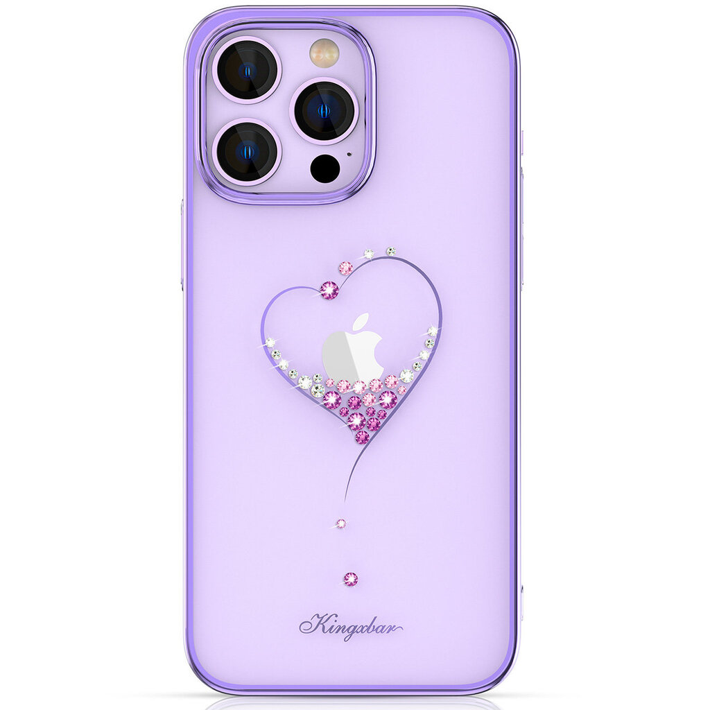 Kingxbar Wish skirtas iPhone 14 Pro, violetinis kaina ir informacija | Telefono dėklai | pigu.lt