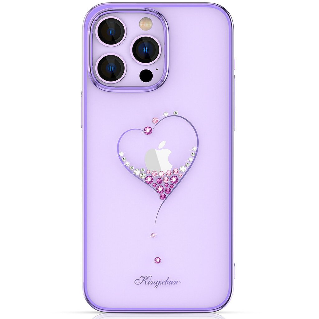 Kingxbar Wish skirtas iPhone 14 Pro Max, violetinis kaina ir informacija | Telefono dėklai | pigu.lt