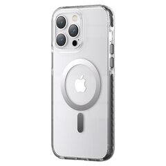 Kingxbar PQY Ice Crystal skirtas iPhone 14 Plus MagSafe, pilkas kaina ir informacija | Telefono dėklai | pigu.lt