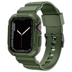 Kingxbar CYF537 2в1 для Apple Watch Ultra, SE, 8, 7, 6, 5, 4, 3, 2, 1 (49, 45, 44, 42 мм), зеленый цвет цена и информация | Аксессуары для смарт-часов и браслетов | pigu.lt