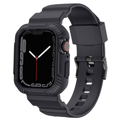 Kingxbar CYF106 2in1 для Apple Watch SE, 8, 7, 6, 5, 4, 3, 2, 1 (41, 40, 38 мм), серый цвет цена и информация | Аксессуары для смарт-часов и браслетов | pigu.lt