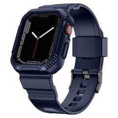 Kingxbar CYF106 2in1 для Apple Watch SE, 8, 7, 6, 5, 4, 3, 2, 1 (41, 40, 38 мм), синий цвет цена и информация | Аксессуары для смарт-часов и браслетов | pigu.lt