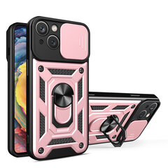 Hybrid Armor Camshield skirtas iPhone 14, rožinis kaina ir informacija | Telefono dėklai | pigu.lt