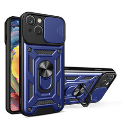 Hybrid Armor Camshield skirtas iPhone 14 Plus, mėlynas kaina ir informacija | Telefono dėklai | pigu.lt